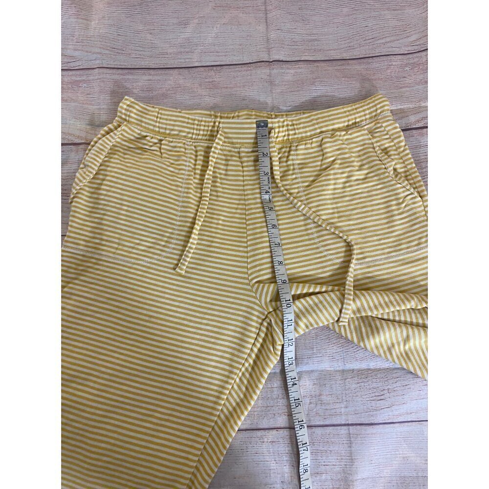 Loft Sleep Yellow And White Stripe Casual Sleep Leisure Pajama Bottoms - Medium - Picture 5 of 12